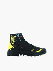 Palladium Boot Pampa Hi Explore Black-Yellow