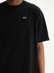 DIESEL T-SHIRT M-T BOGGY V3 RELAXED BLACK