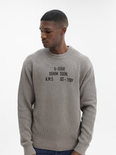 G-Star Sweater Stencil Gr Loose Knit Elephant Skin