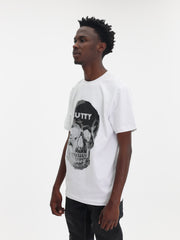 Cutty T-Shirt Skull Logo White