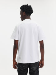 Cutty T-Shirt Skull Logo White