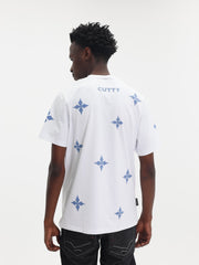 Cutty T-Shirt AOP Tiger Logo White