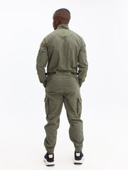 Alpha Flight Suit Cotton Sage