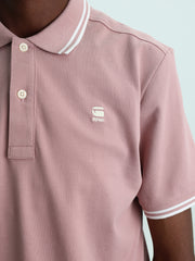 G-Star Golfer Dunda Slim Stripe Light Berry Mist