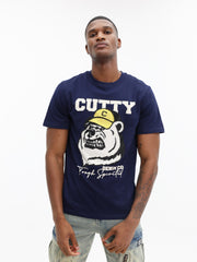 Cutty T-Shirt Tough Spirited Navy