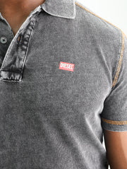 Diesel Golfer Top Stitch Washed Black