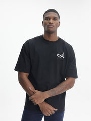 Fade T-Shirt Signature Boxy A Black
