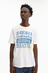Diesel T-Shirt Industry Logo Off-White