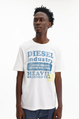 Diesel T-Shirt Industry Logo Off-White