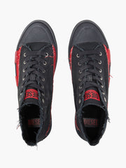 Diesel Sneakers D377 D-Verse Mid Ii Black-Red