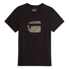 G-Star T-Shirt Finger Print Burger Navy