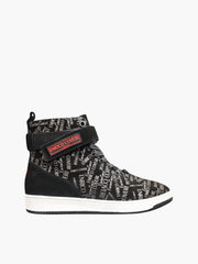 Enrico Coveri Boot High Top Black-Silver