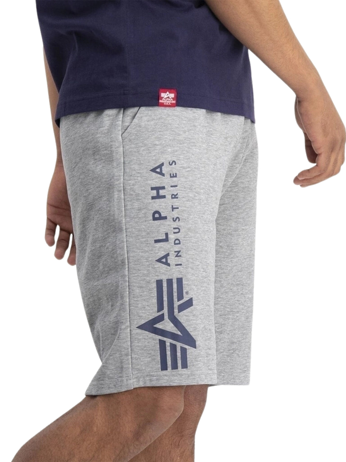 Alpha Industries Shorts Grey Melange
