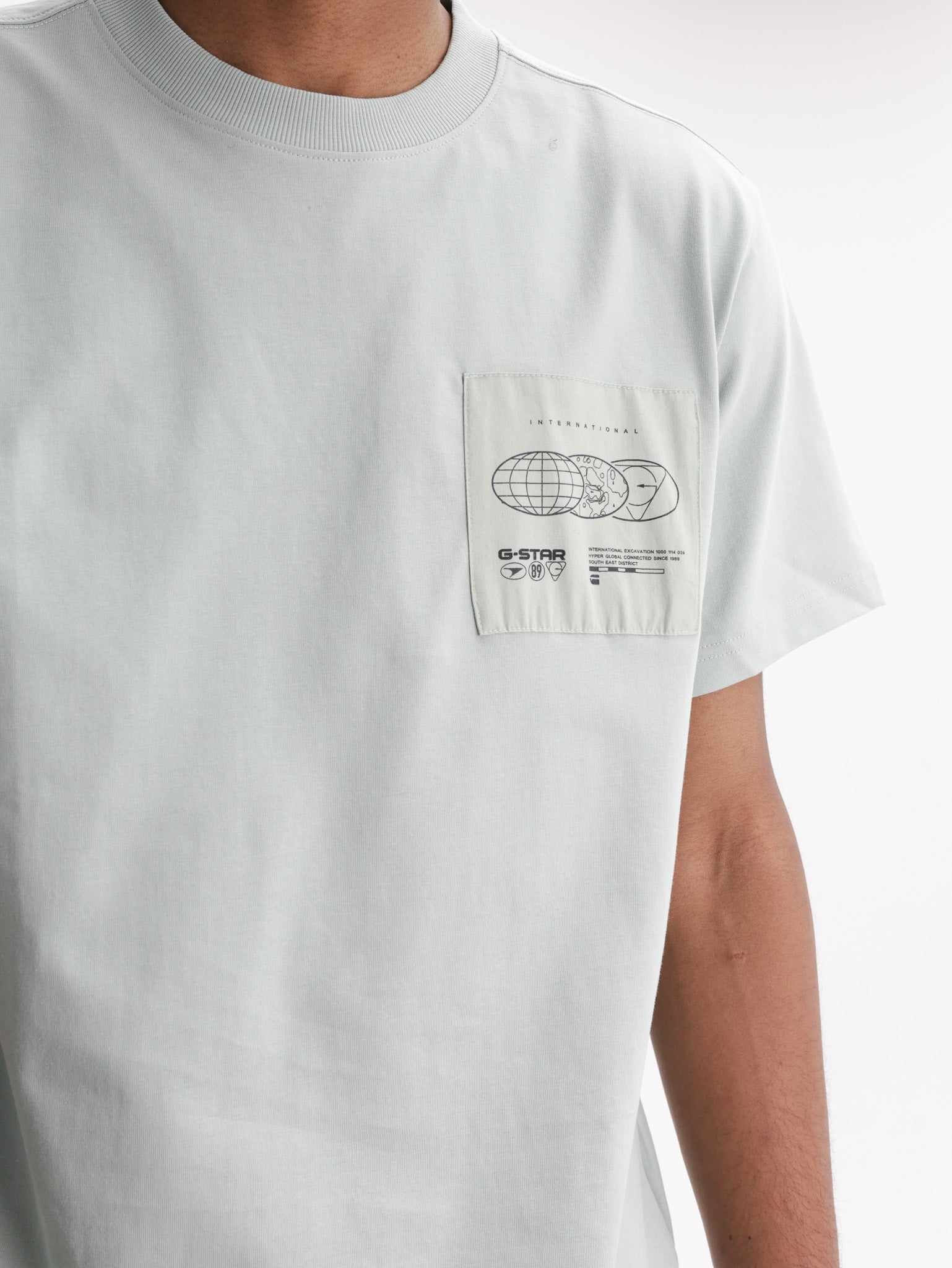 G-Star T-Shirt Hyper Gr Relaxed Pale Green