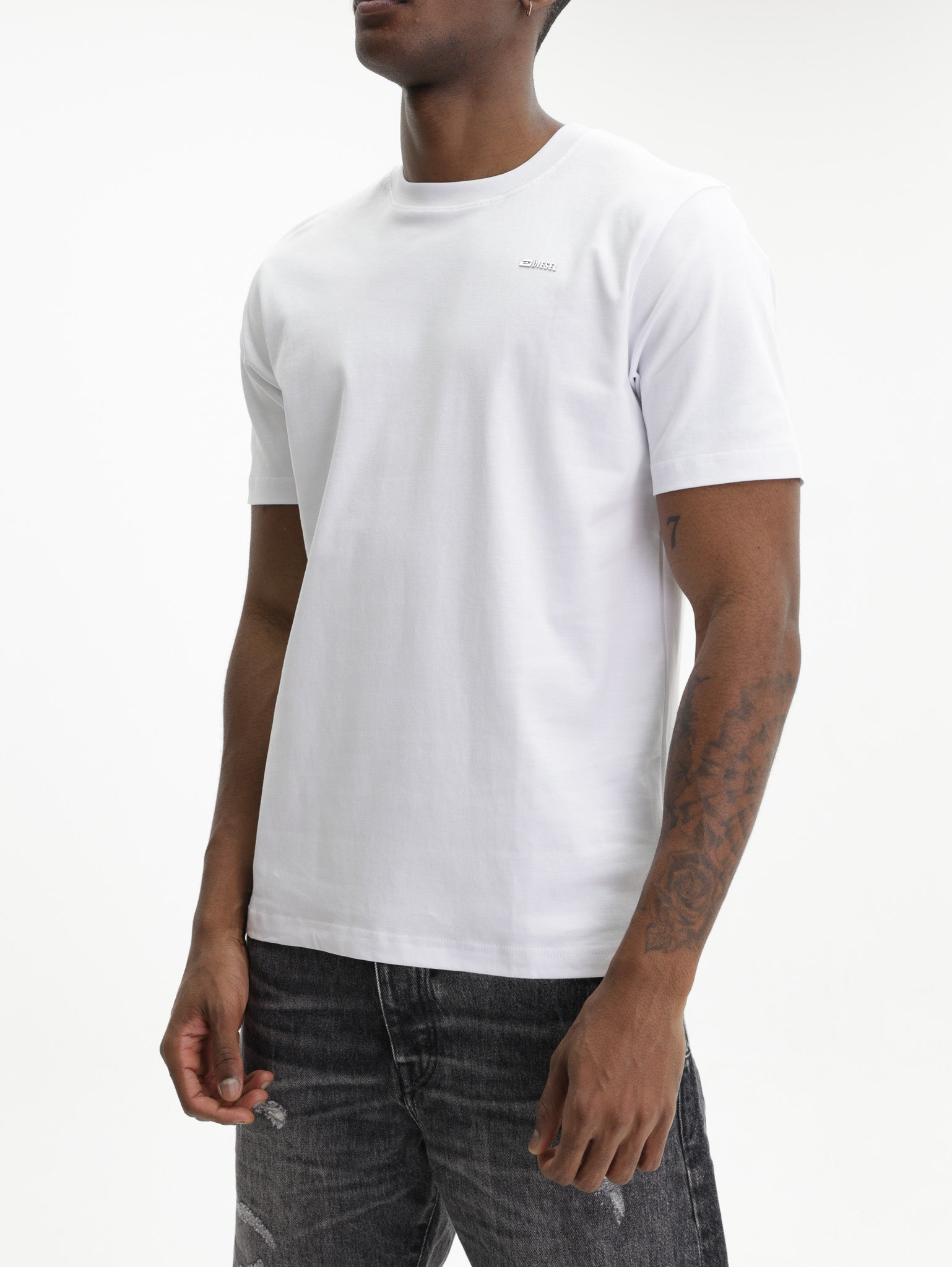 Diesel T-Shirt M-T Adjust Met Regular White