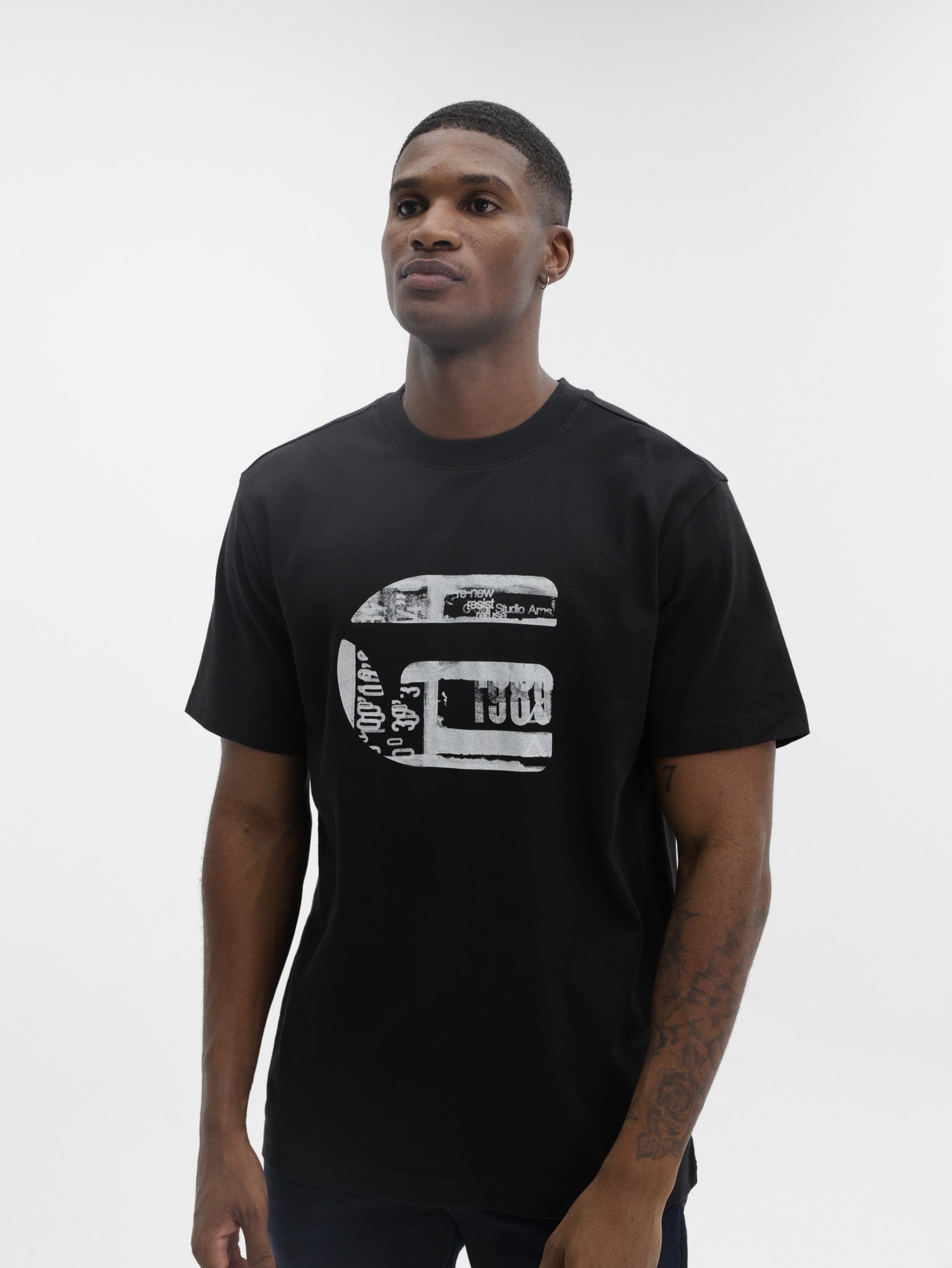 G-STAR T-SHIRT G ICON DARK BLACK