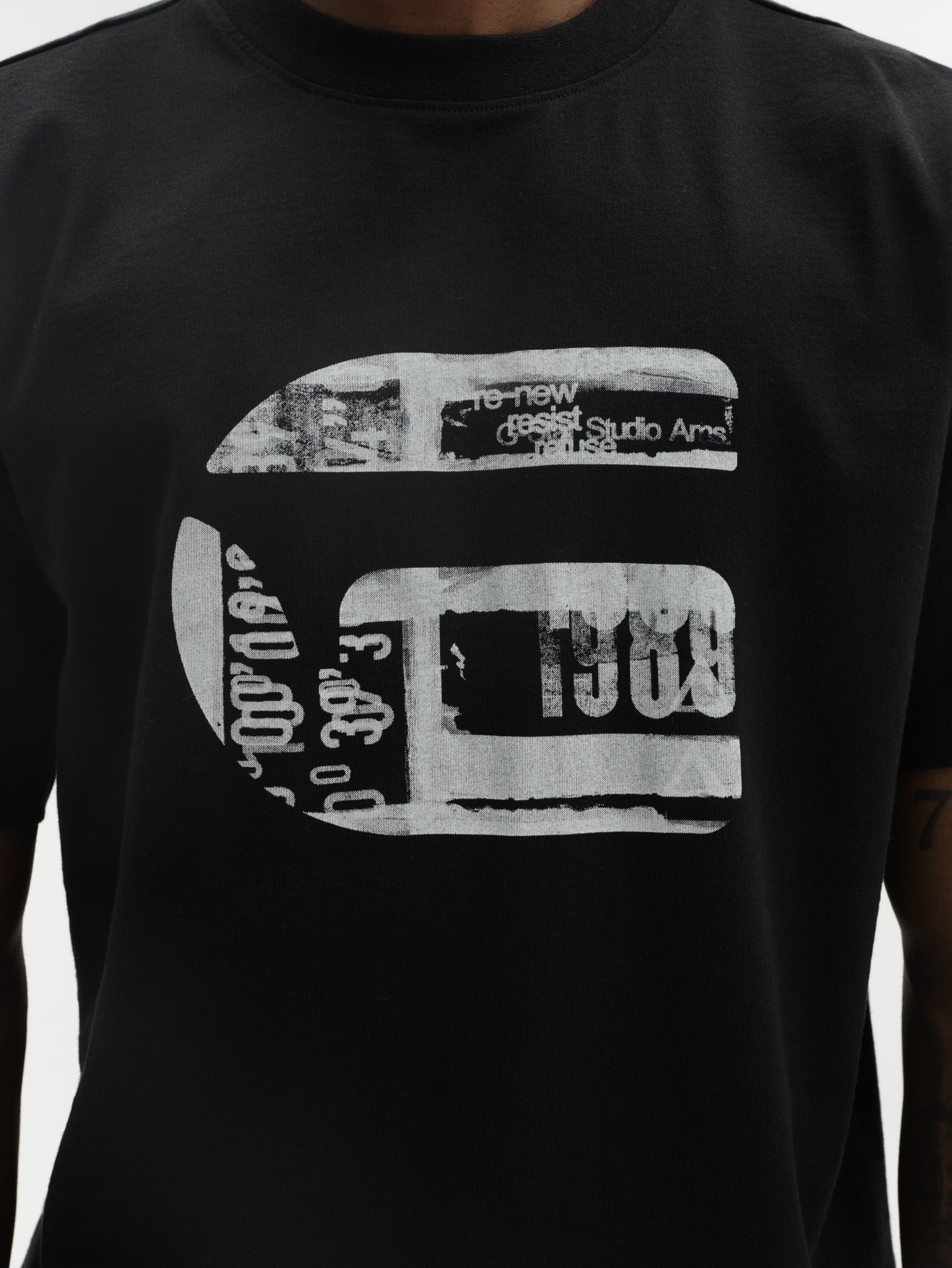 G-STAR T-SHIRT G ICON DARK BLACK