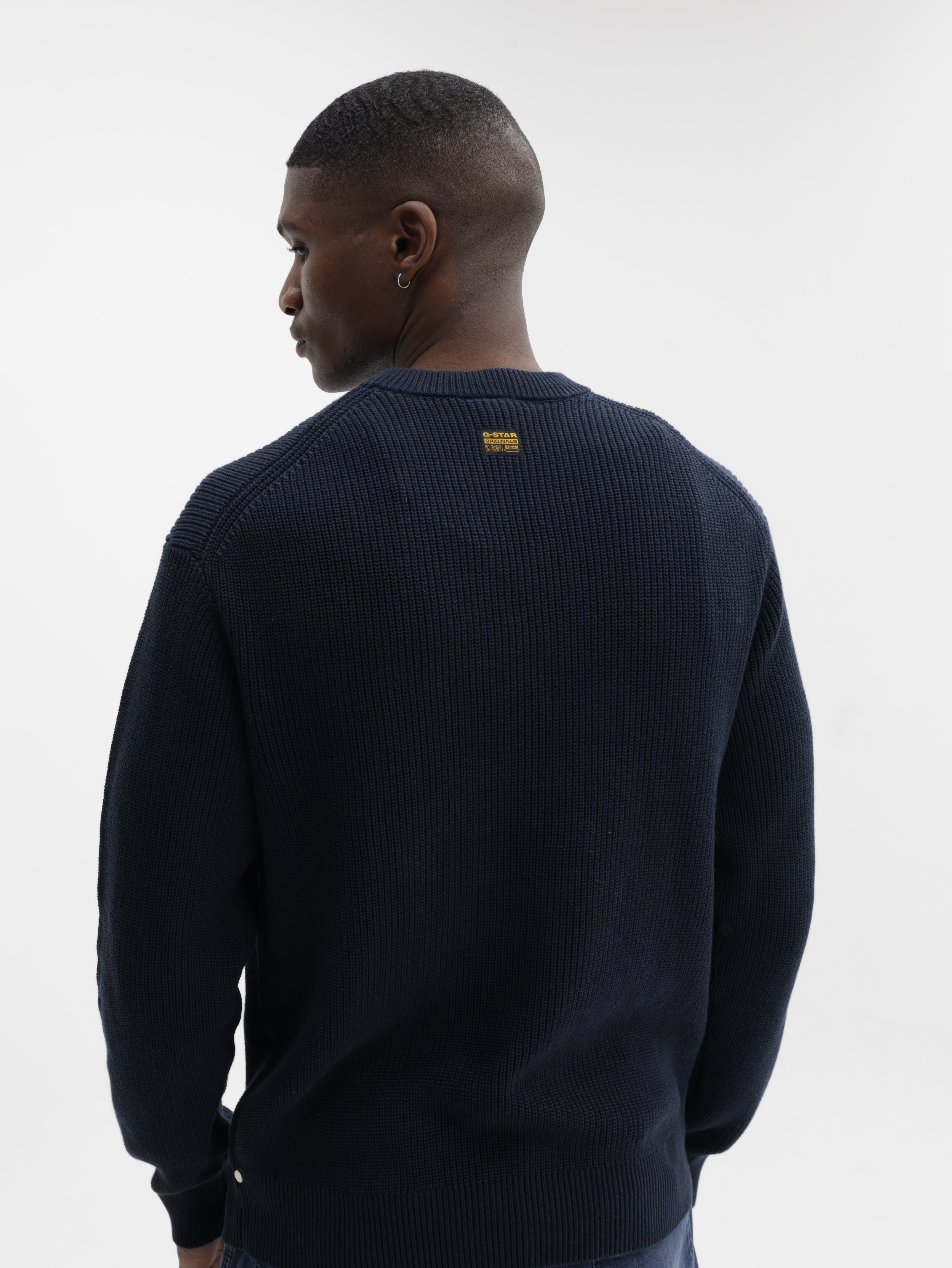 G-Star Sweater Stencil Gr Loose Knit Salute