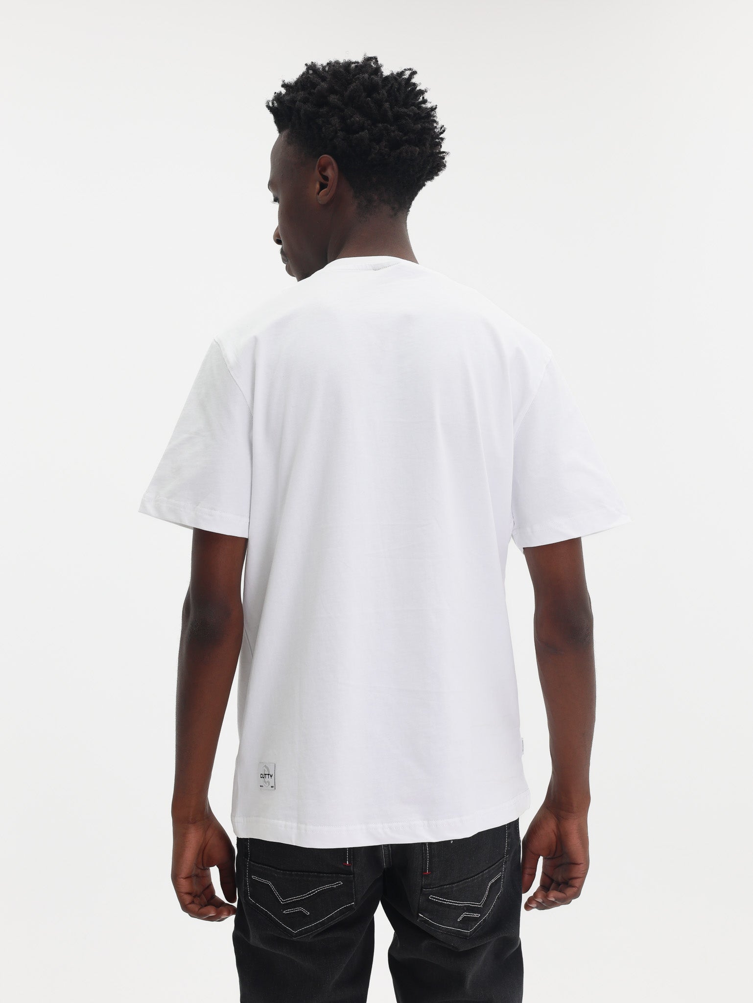 Cutty T-Shirt Skull  Logo White