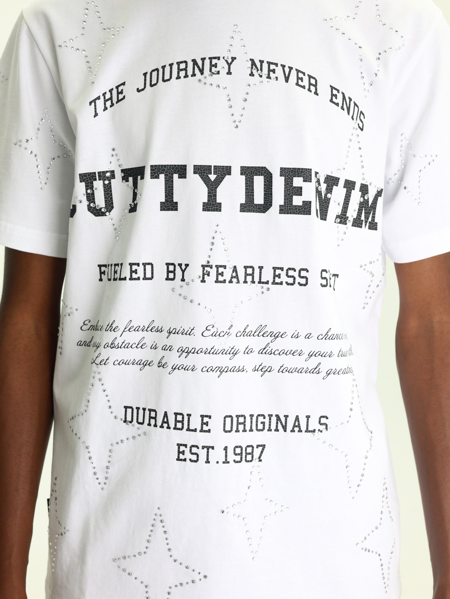 Cutty T-Shirt Multi Stars White