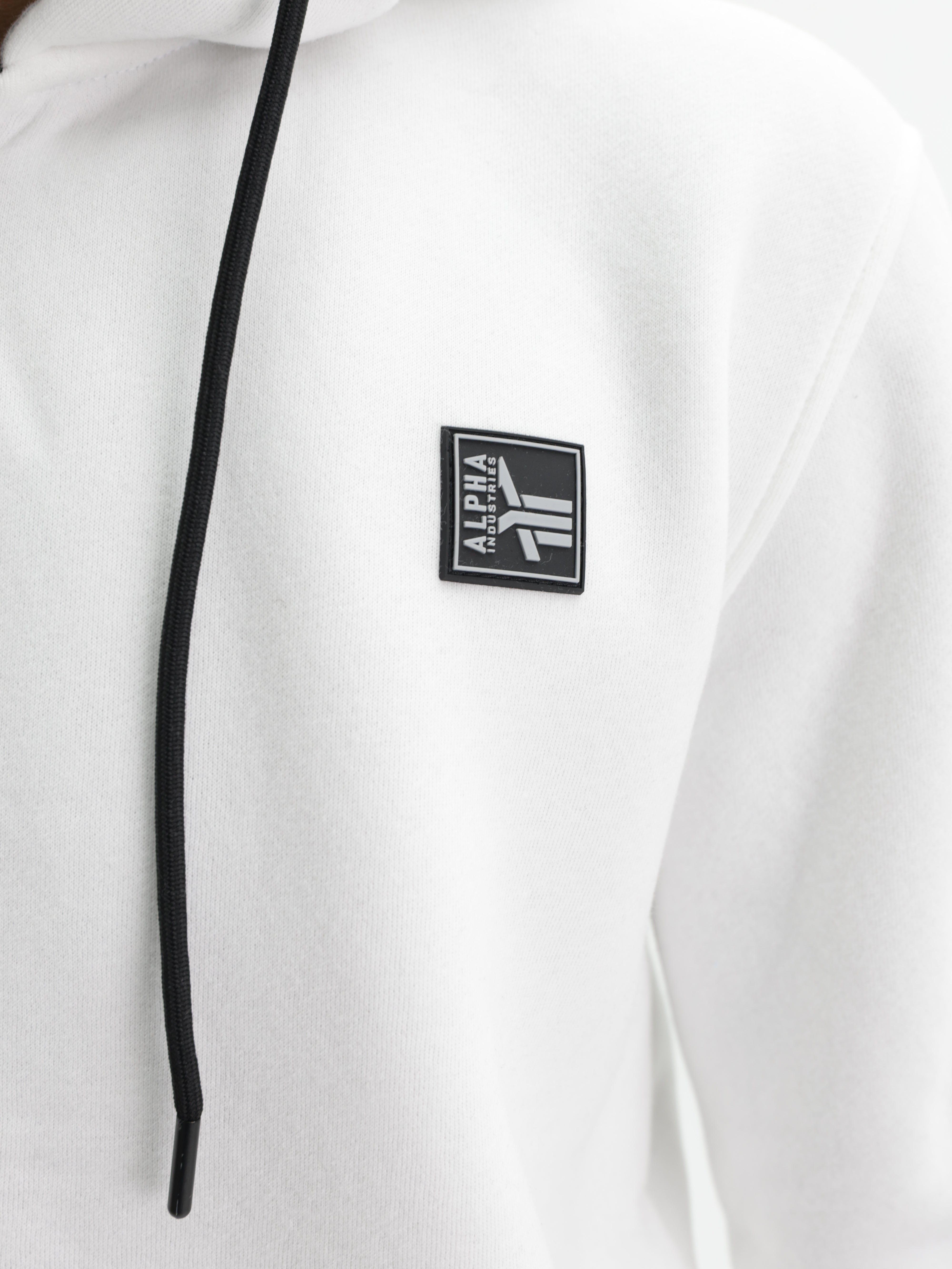 Alpha Hoodie Zip Up White