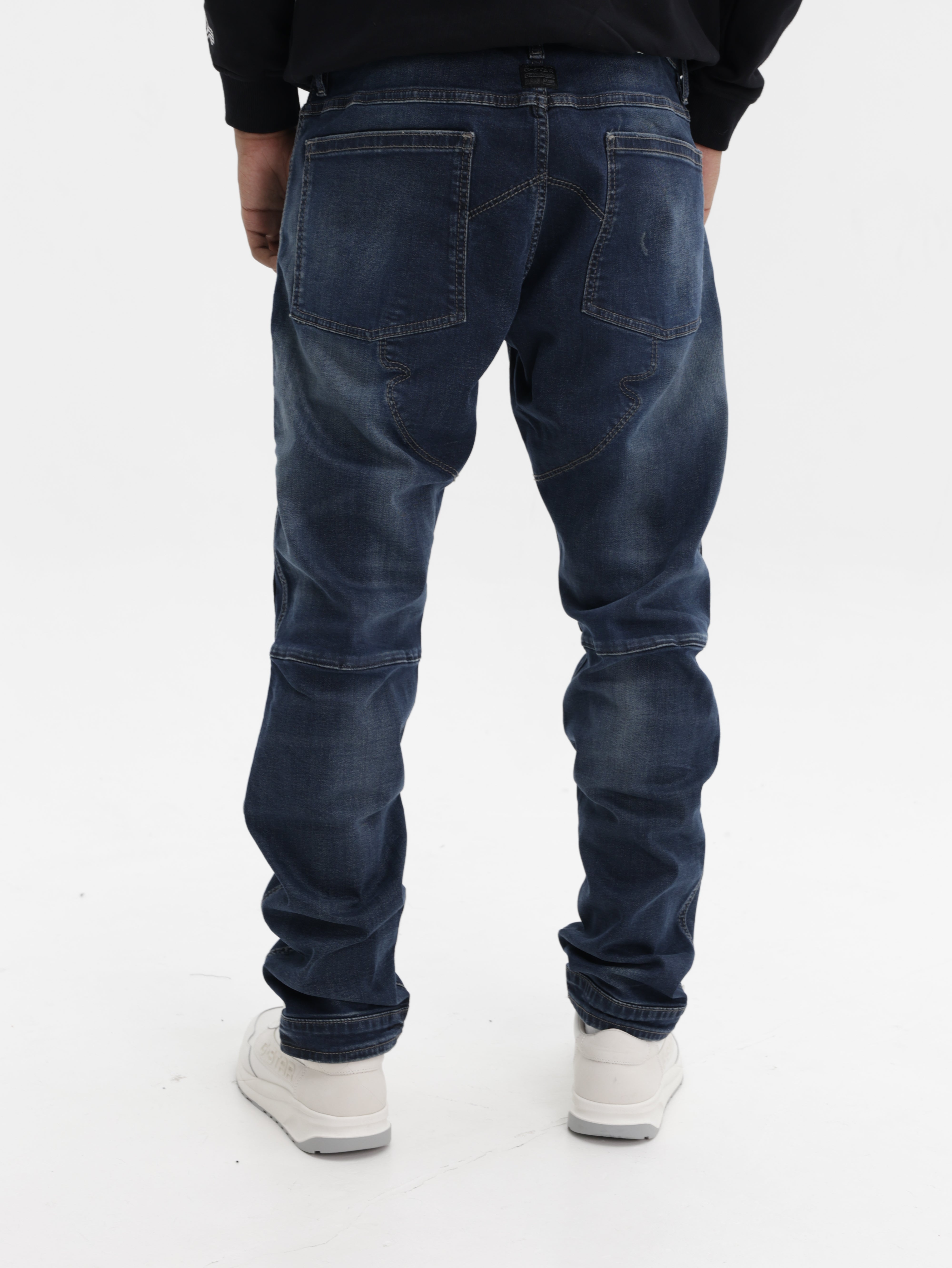 G-Star Jeans Biker Patched 3D Slim Antique Foundry Destroyed