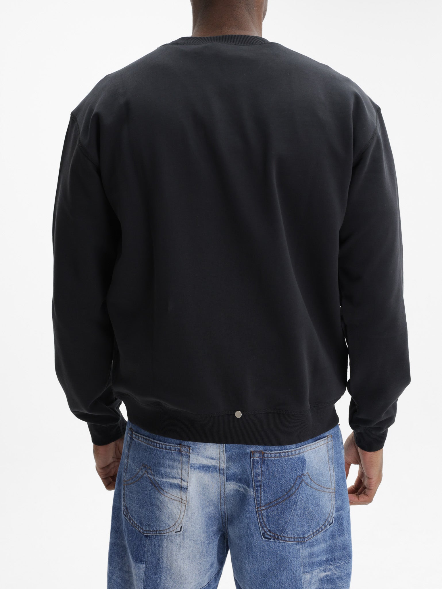 DIESEL SWEATER M-S NORM IOD BLACK