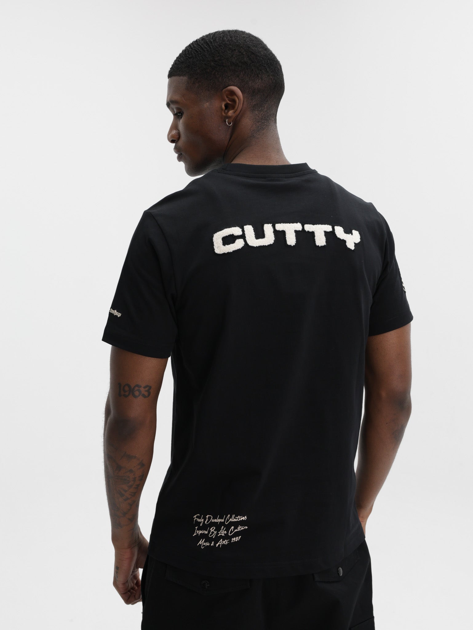 Cutty T-Shirt Tiger Logo Black