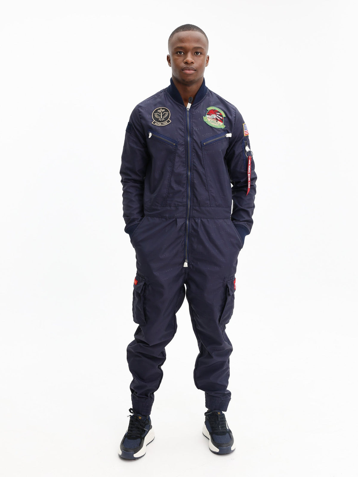 Alpha Flight Suit Nylon Navy