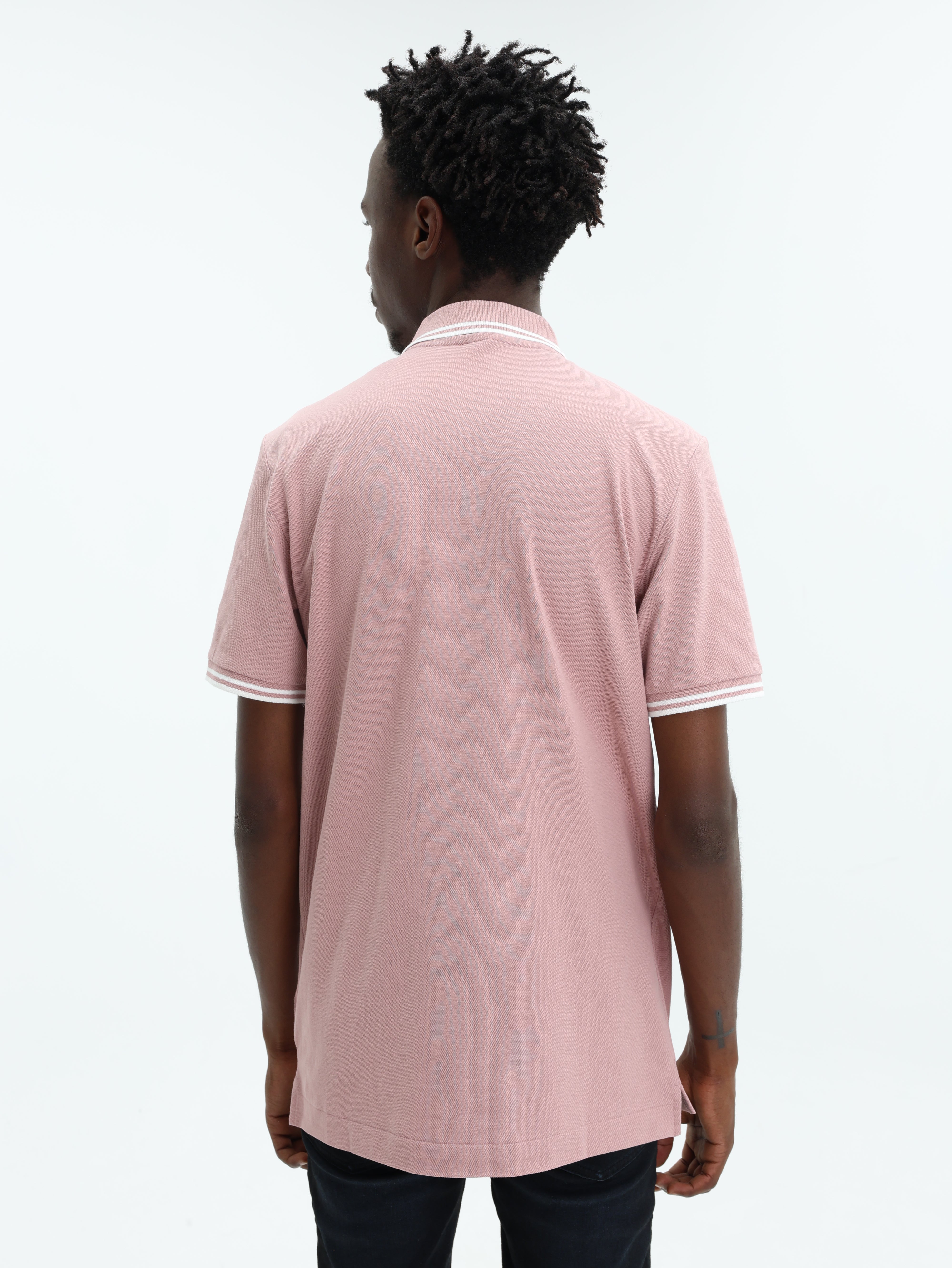 G-Star Golfer Dunda Slim Stripe Light Berry Mist