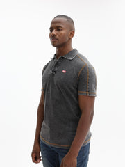 Diesel Golfer Top Stitch Washed Black