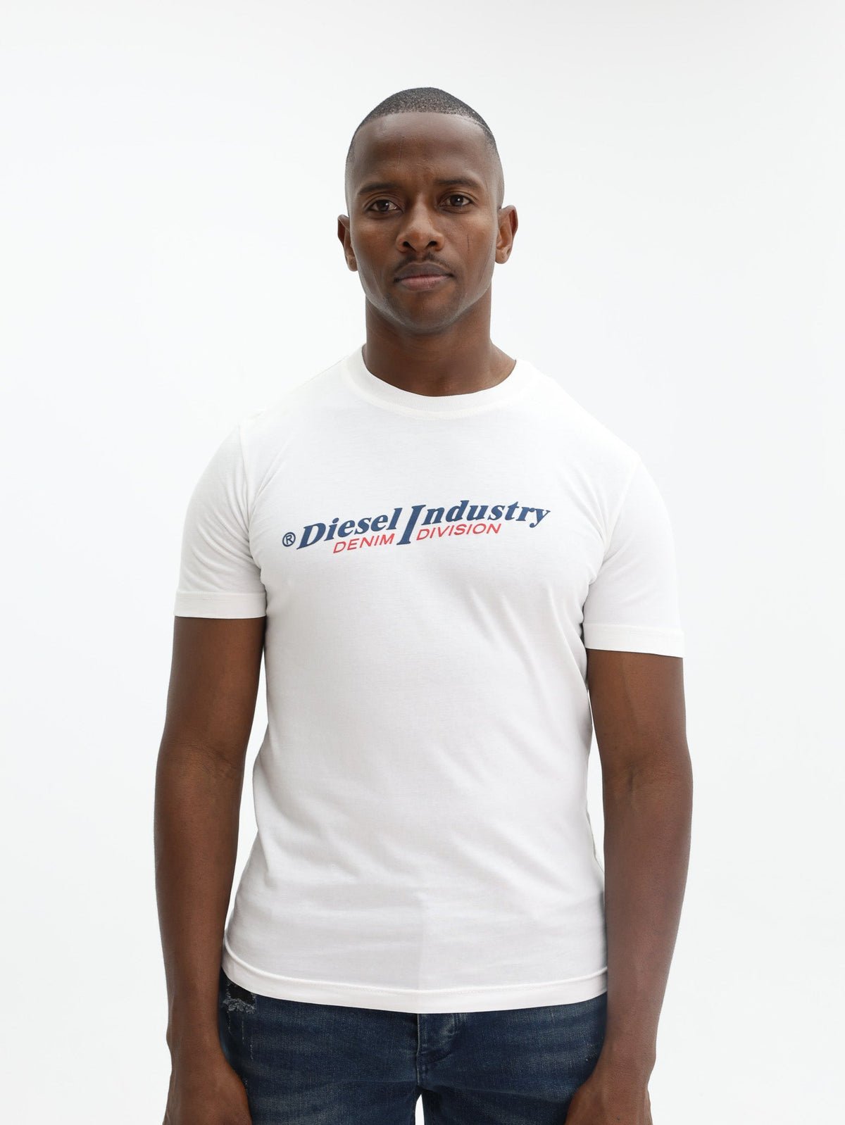 Diesel T-Shirt T-Diegor Logo White