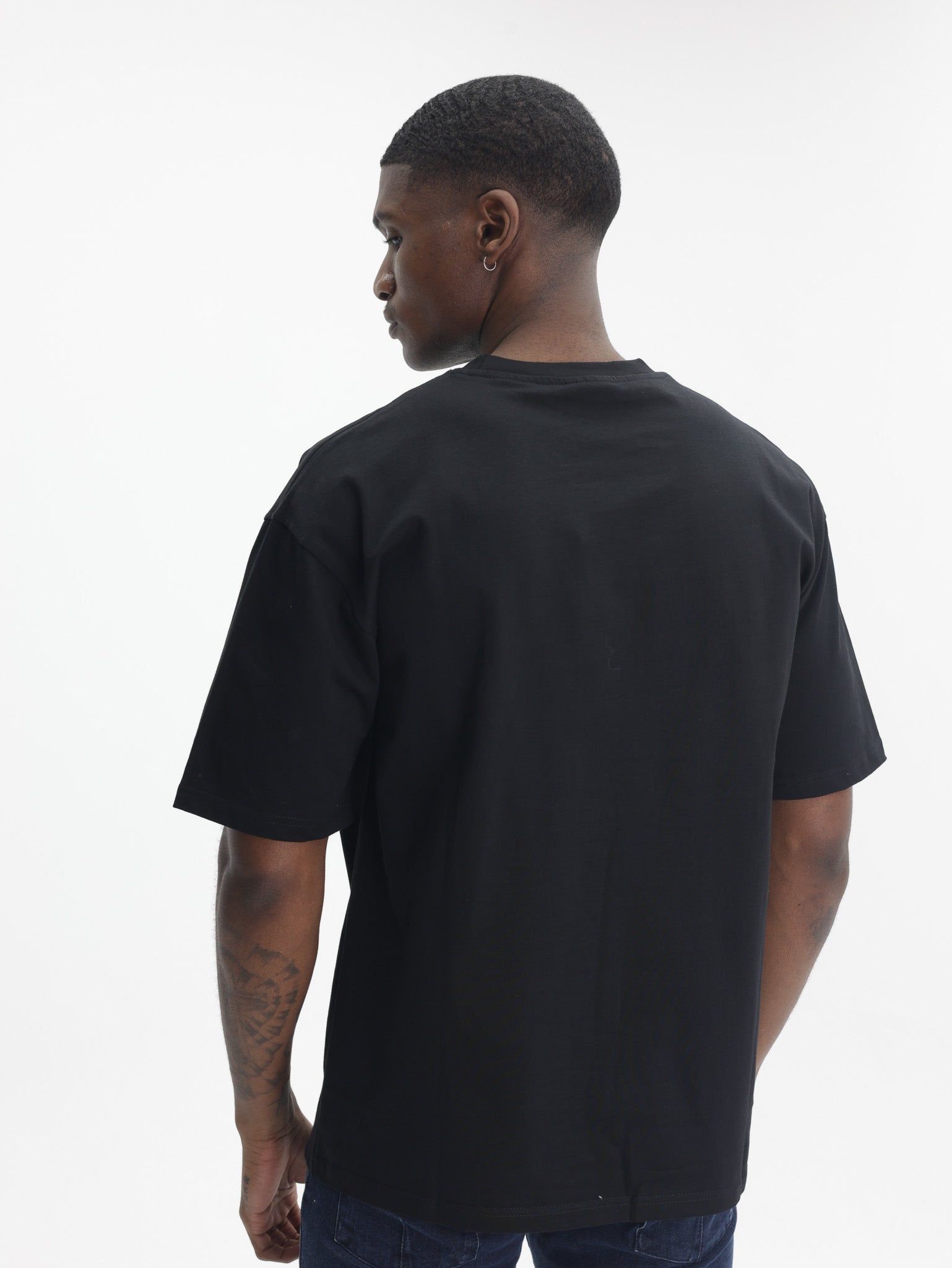 Fade T-Shirt Signature Boxy A Black