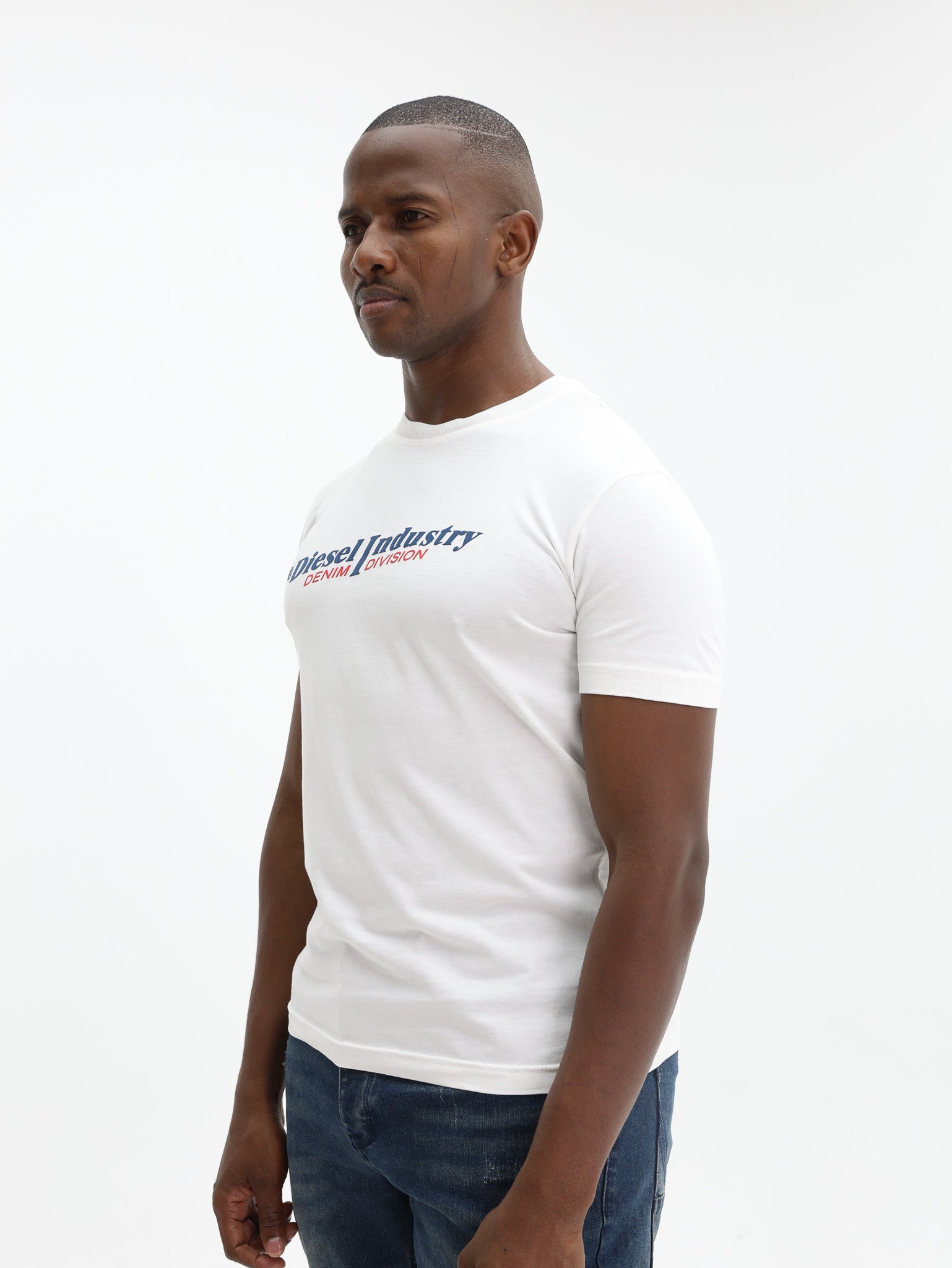 Diesel T-Shirt T-Diegor Logo White