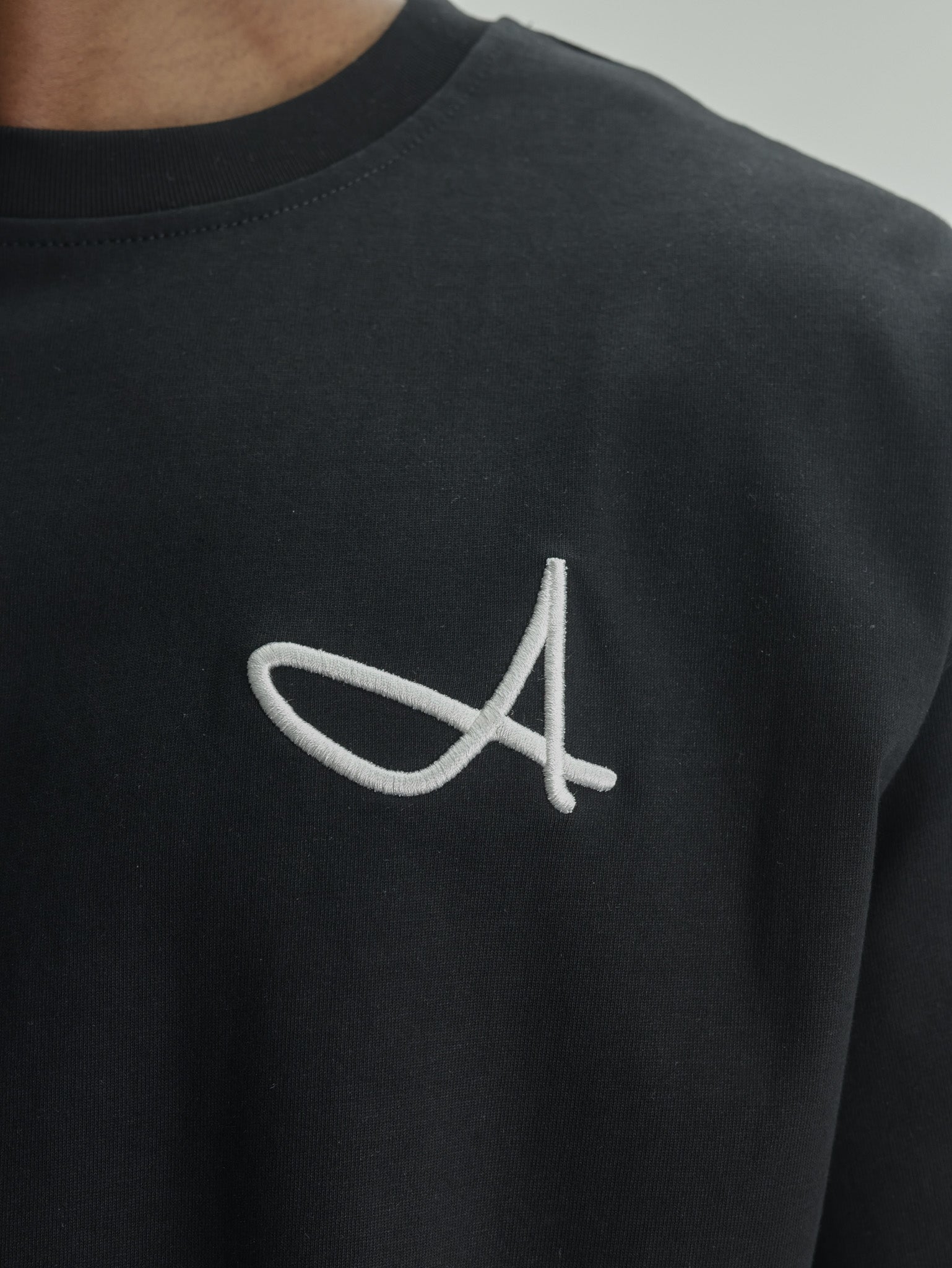 Fade T-Shirt Signature Boxy A Black