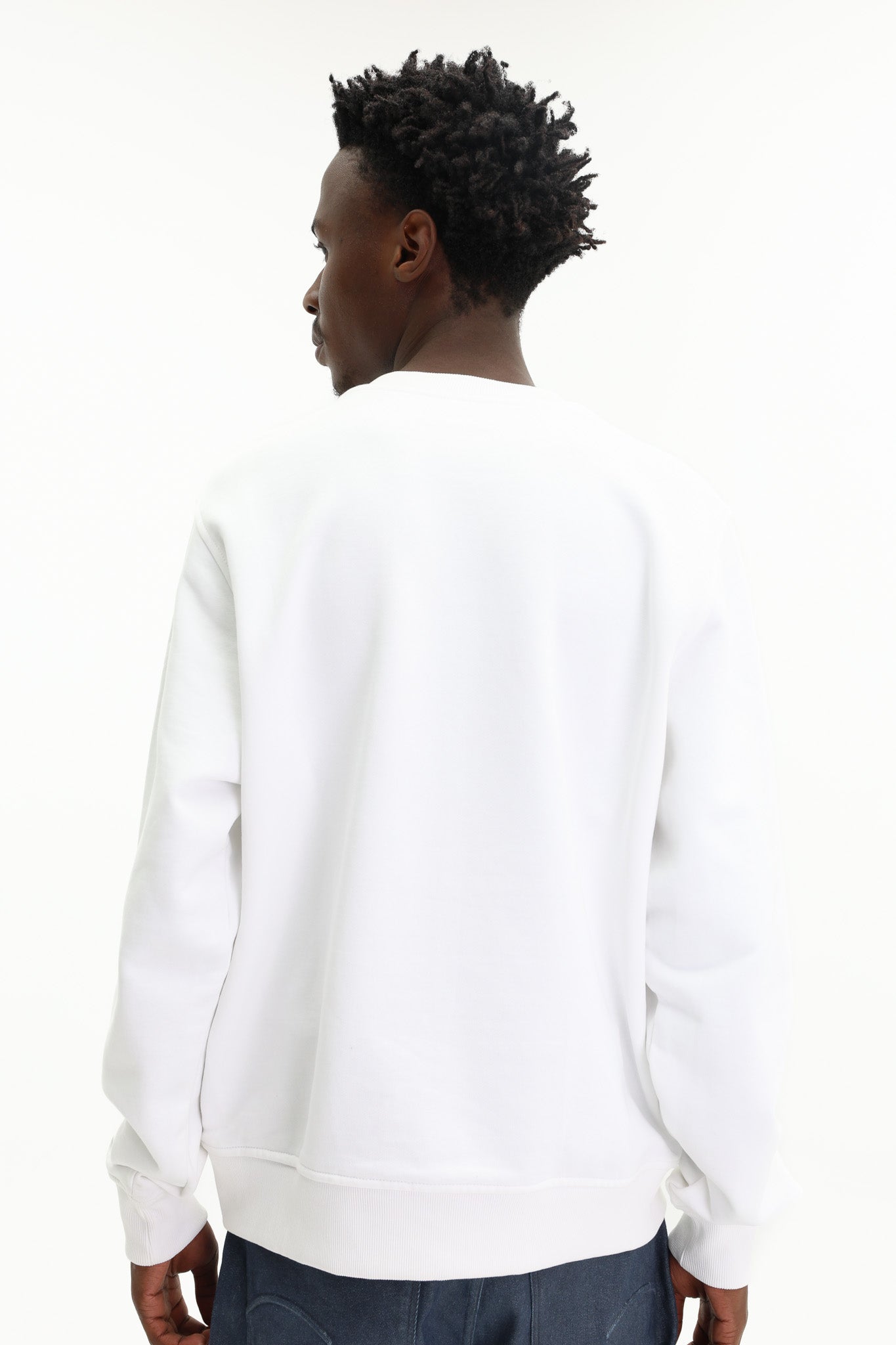 Diesel Sweater Ginn Logo White