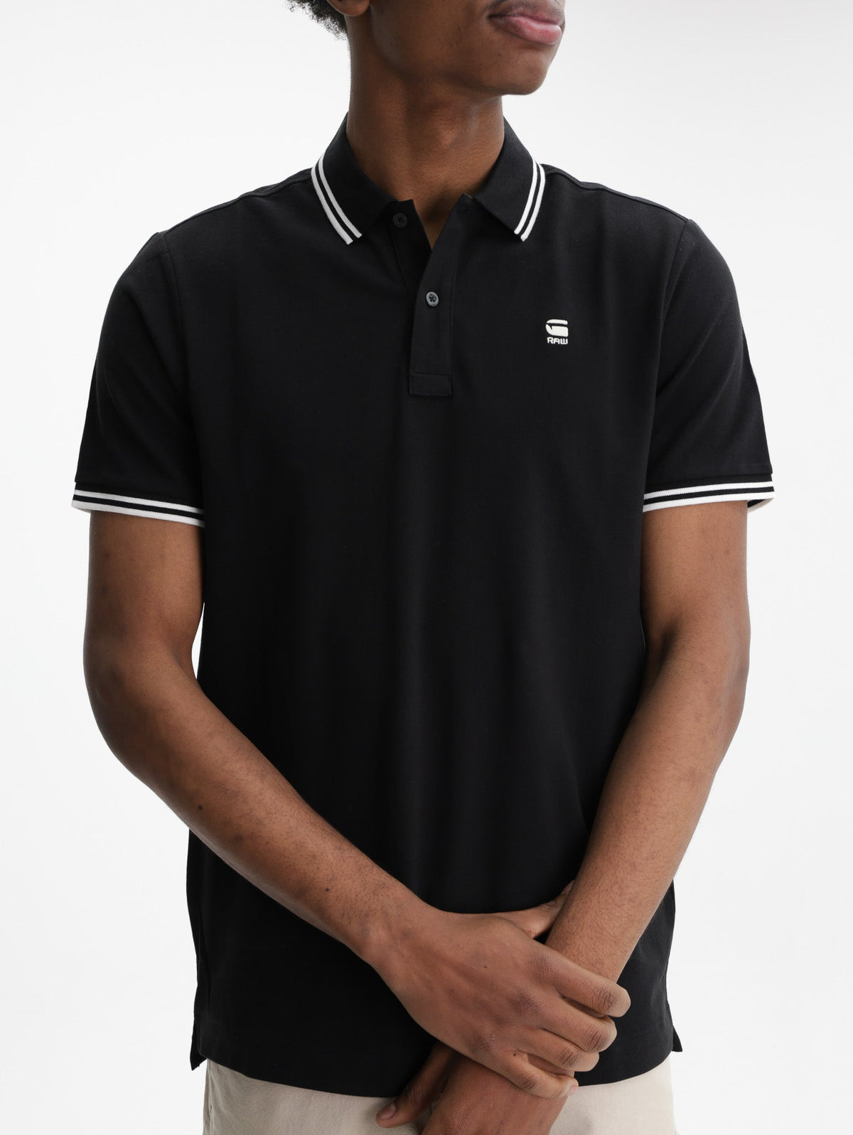 G-Star Golfer Dunda Slim Stripe Dk Black
