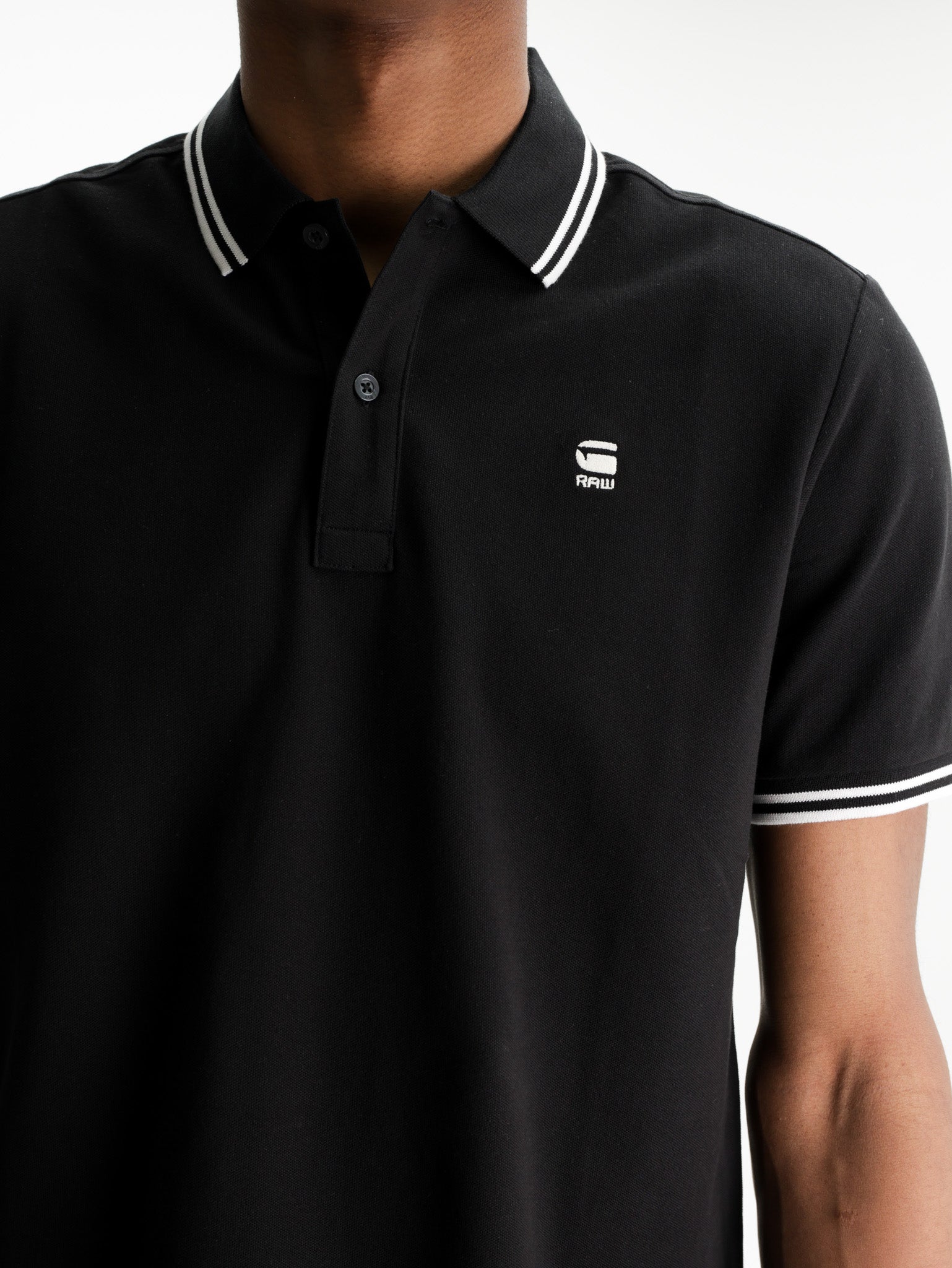 G-Star Golfer Dunda Slim Stripe Dk Black