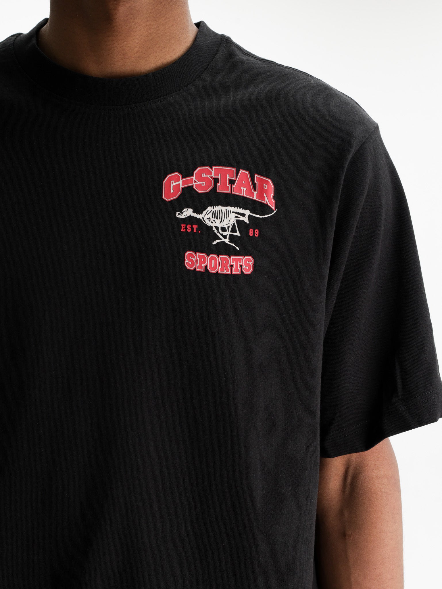 G-Star T-Shirt Running Dog Back Gr Boxy Black