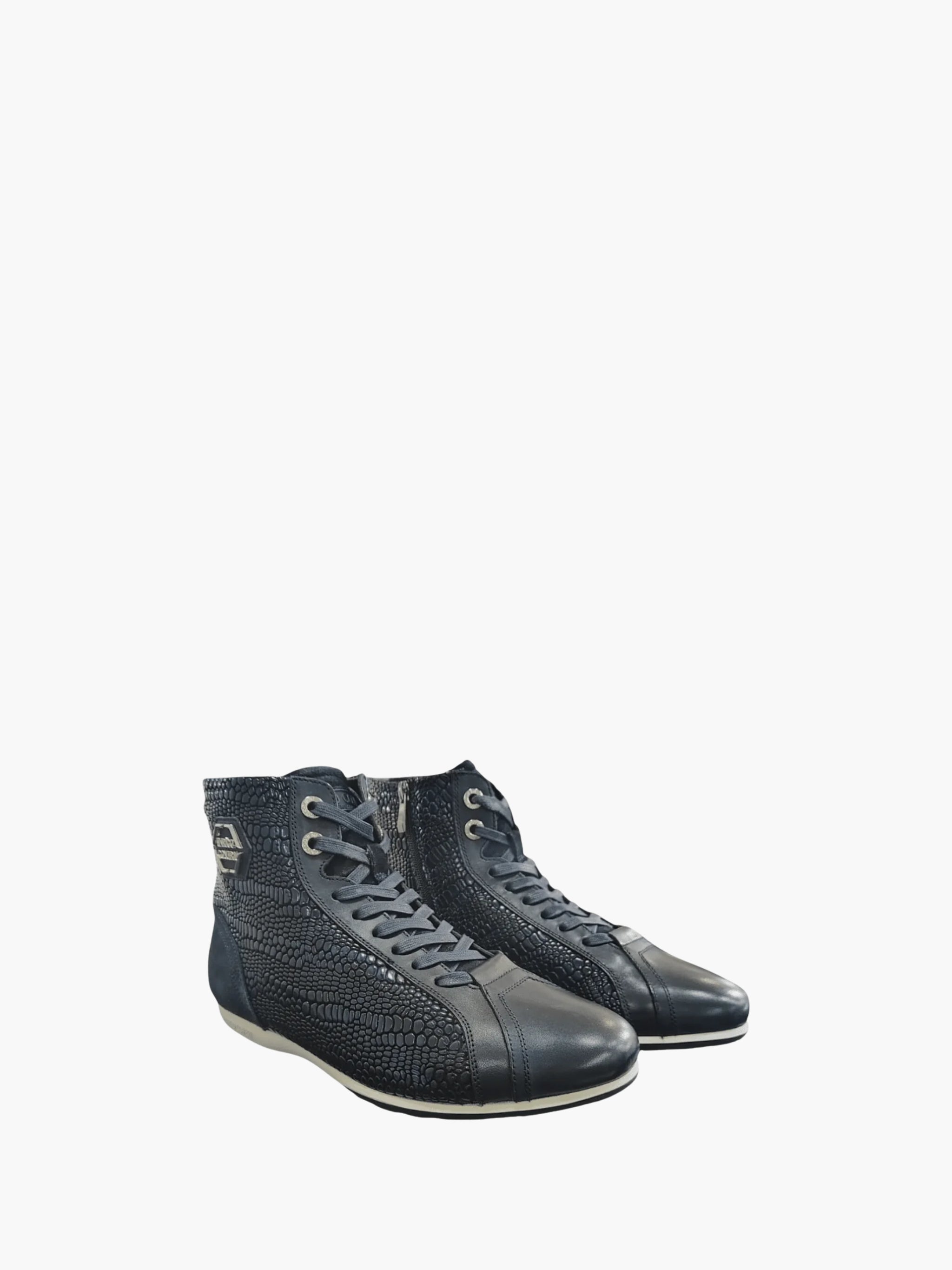 Enrico Coveri Boot High Top Snake Skin