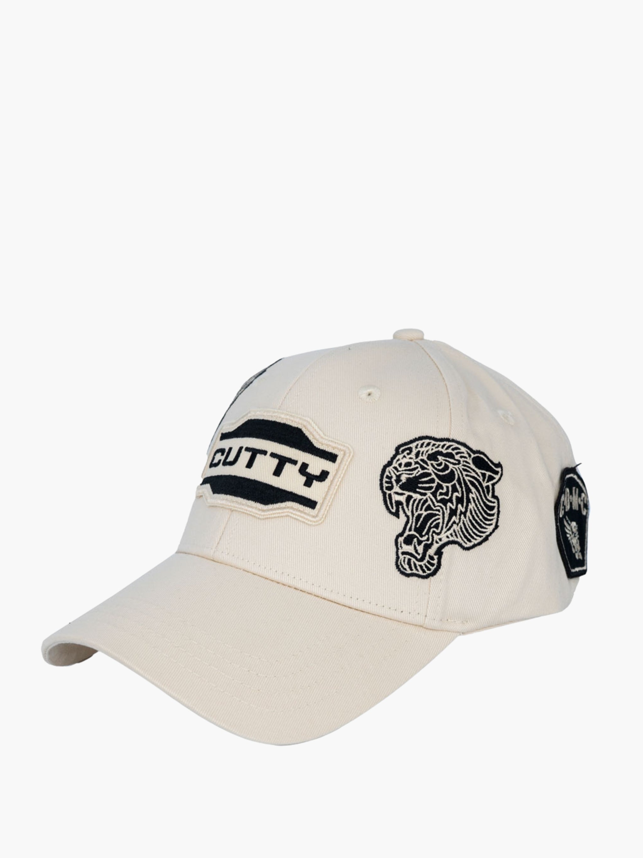 Cutty Cap Logo Lion Applique Cream