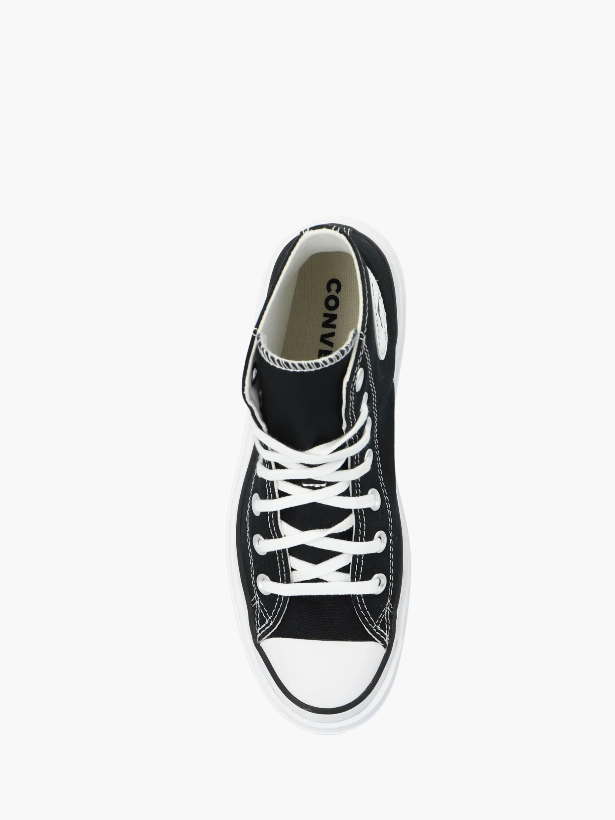 Converse Ladies Sneaker Lugged Heel Platform Black-White