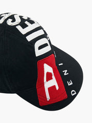 Diesel Cap C-Div Logo Black-Red-White