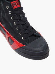 Diesel Sneakers D377 D-Verse Mid Ii Black-Red