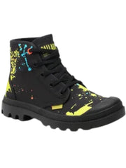 Palladium Boot Pampa Hi Explore Black-Yellow