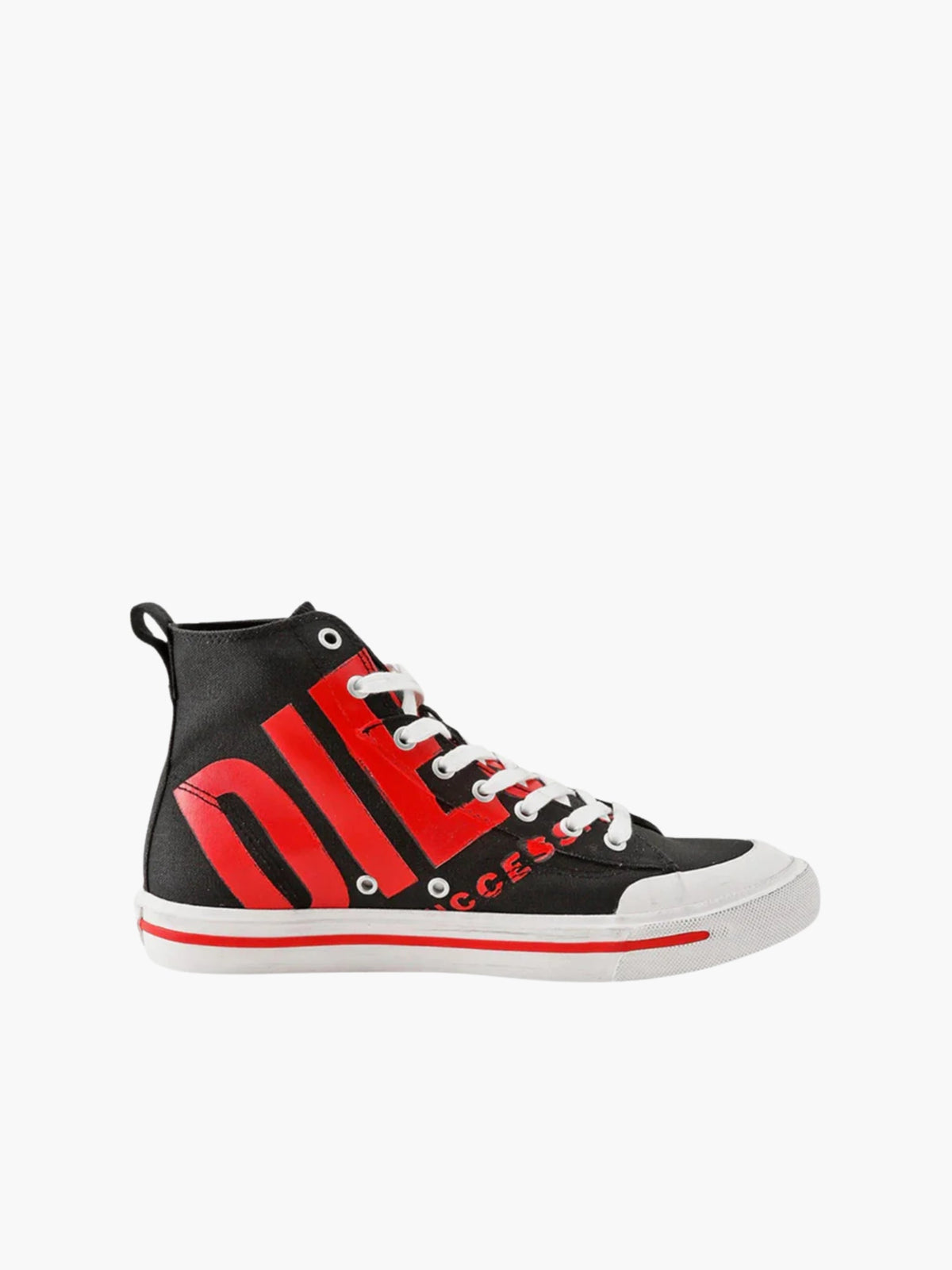 Diesel Sneaker S-Athos Mid Black-Red