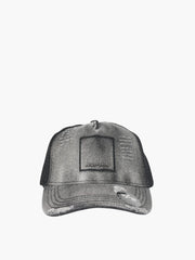 Alpha Cap Denim Trucker Black