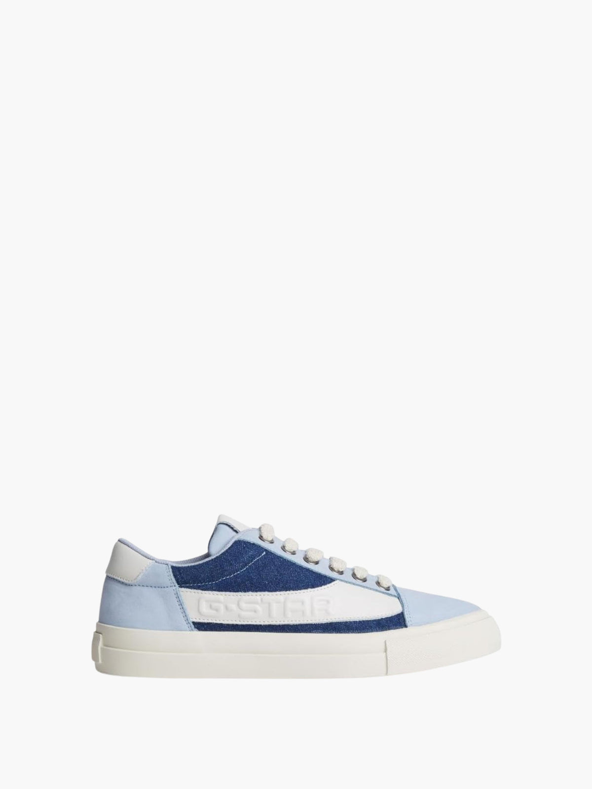 G-Star Sneakers D371 Loom Dnm Light Blue-Off White