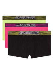 Diesel Boxers Three Pack Black-Pink-Lime